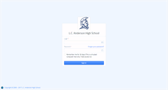 Desktop Screenshot of anderson.managebac.com